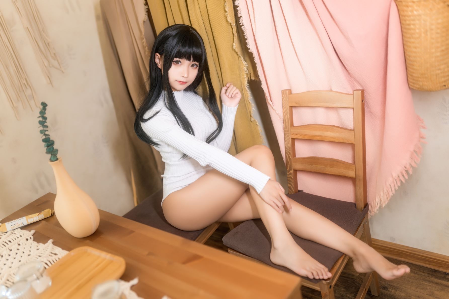 蠢沫沫 –  连体毛衣 [40P-355MB]-零零cos