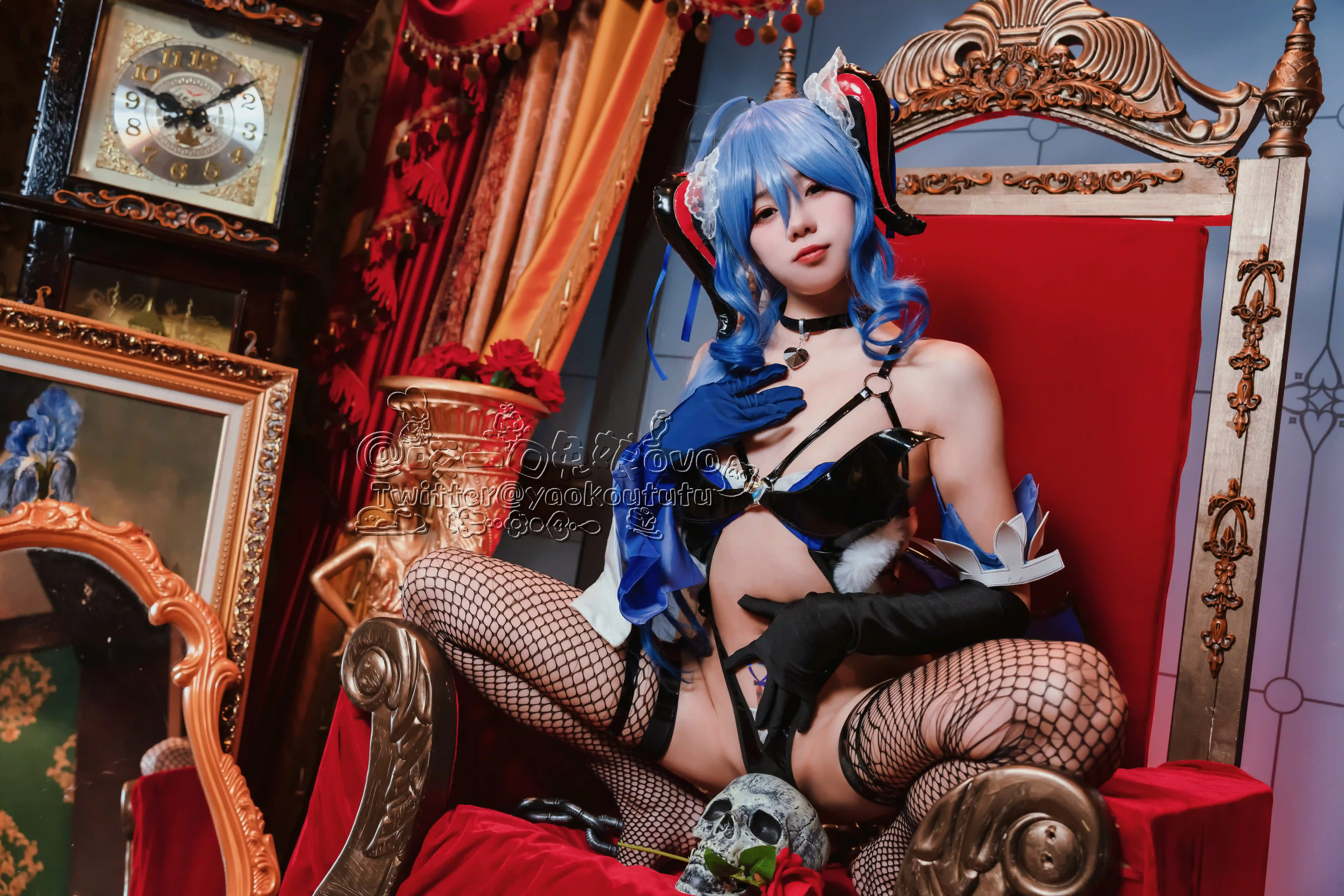 黏黏团子兔 NO.007 甘雨魅魔[40P 724MB] 在线看图 第4张