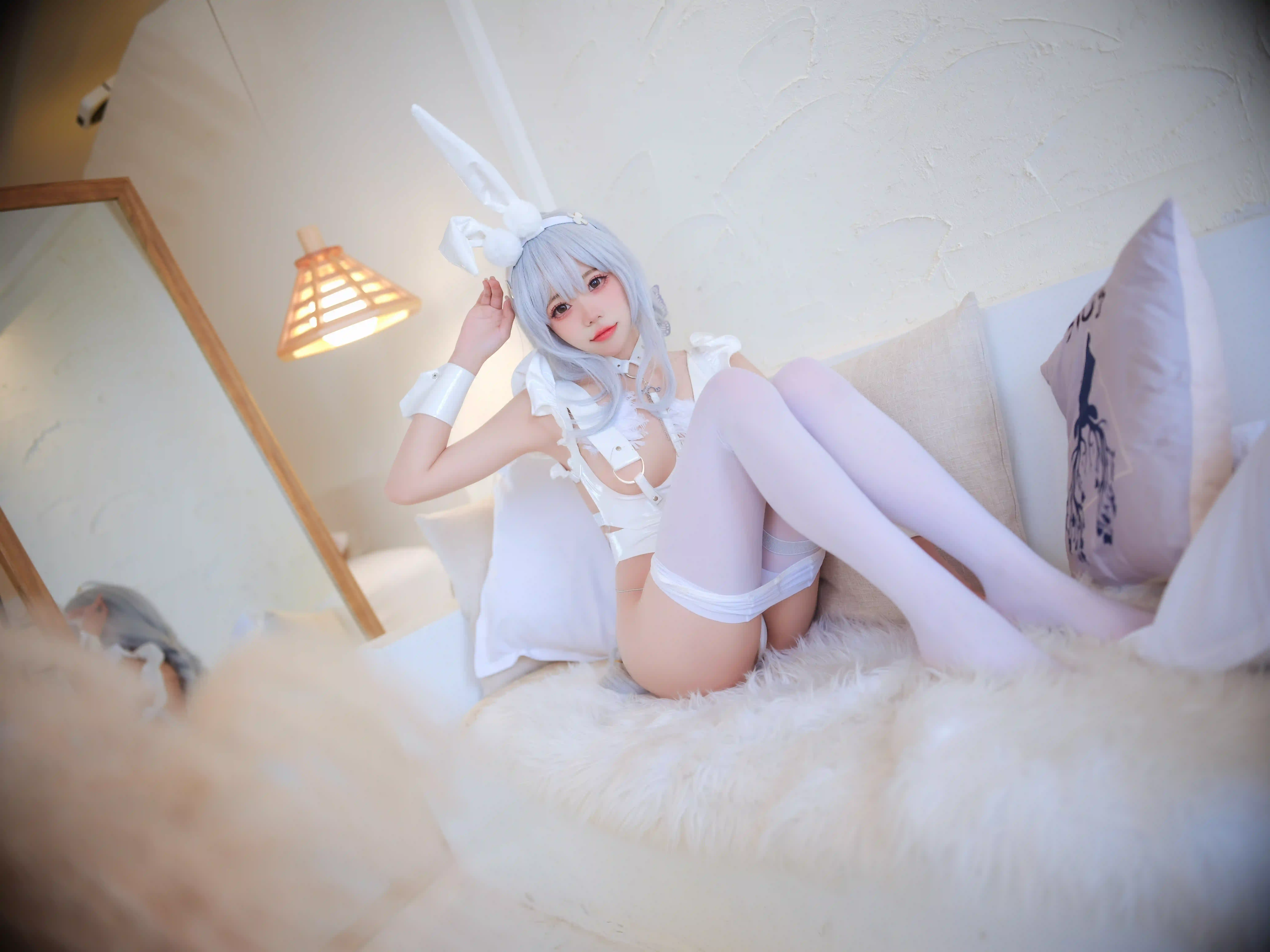 黏黏团子兔 NO.015 恶毒兔女郎 [19P 48.86 MB]-零零cos