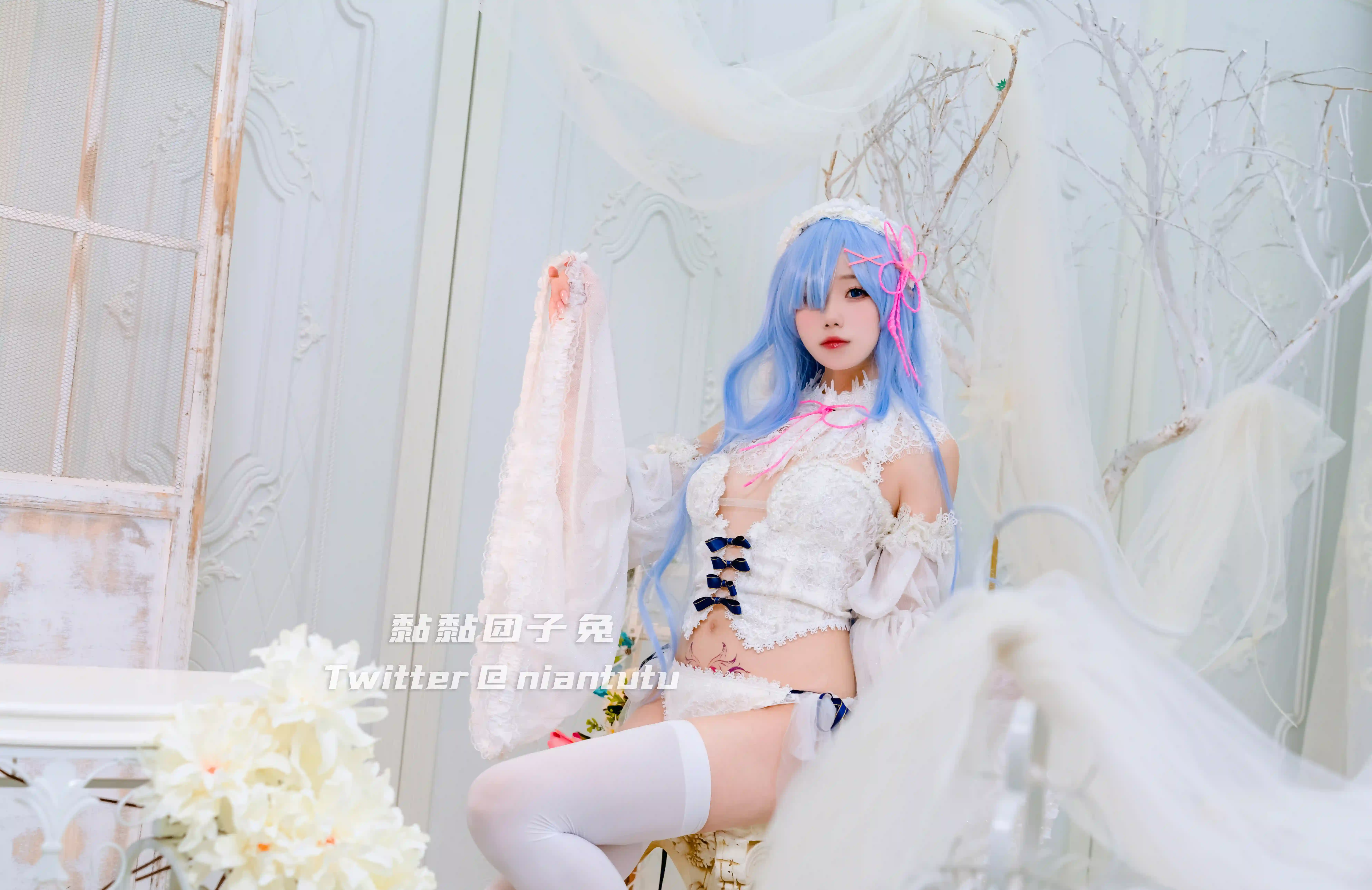 黏黏团子兔 NO.003 蕾姆 [41P 355MB] 在线看图 第3张