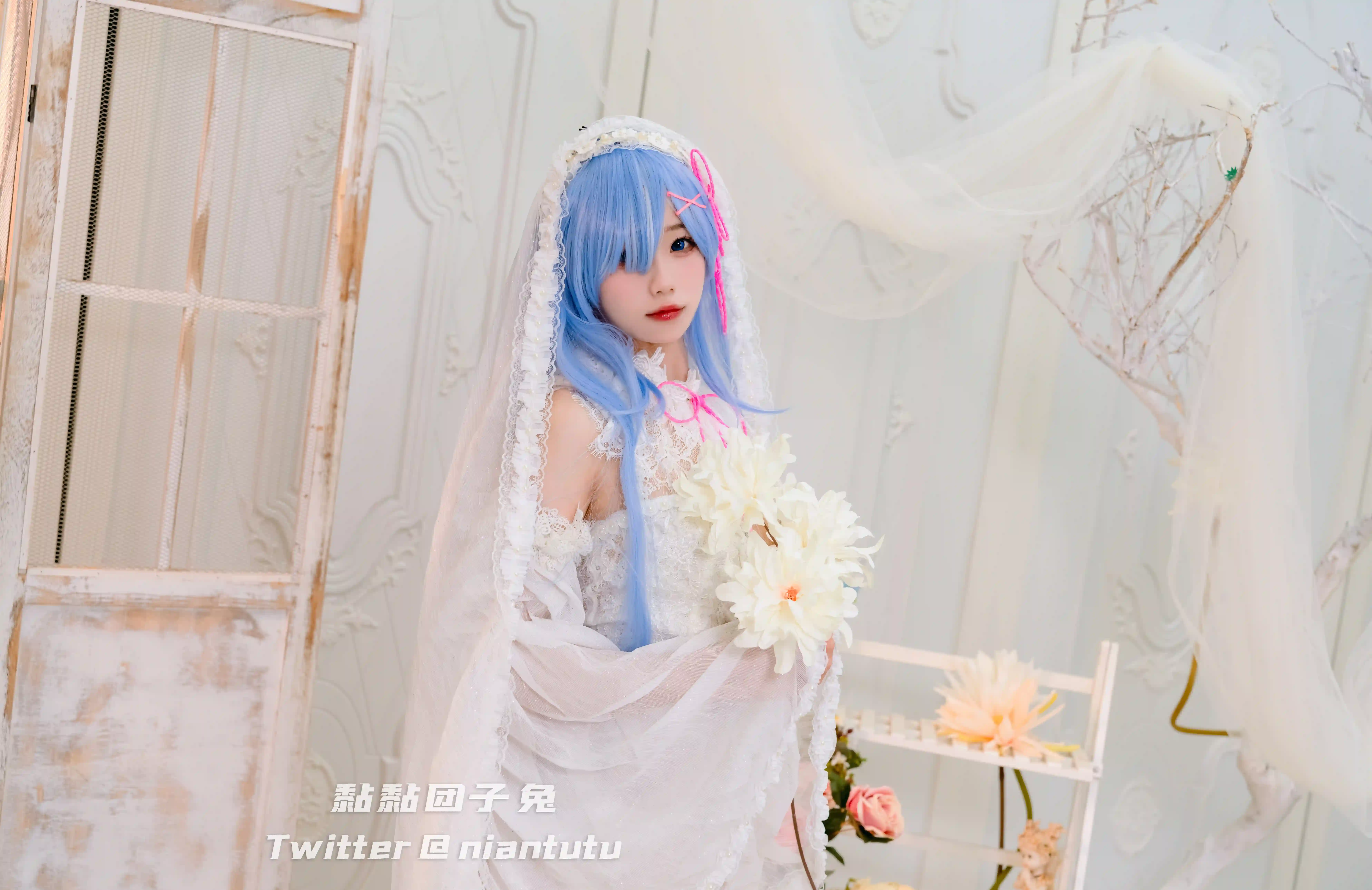 黏黏团子兔 NO.003 蕾姆 [41P 355MB] 在线看图 第2张