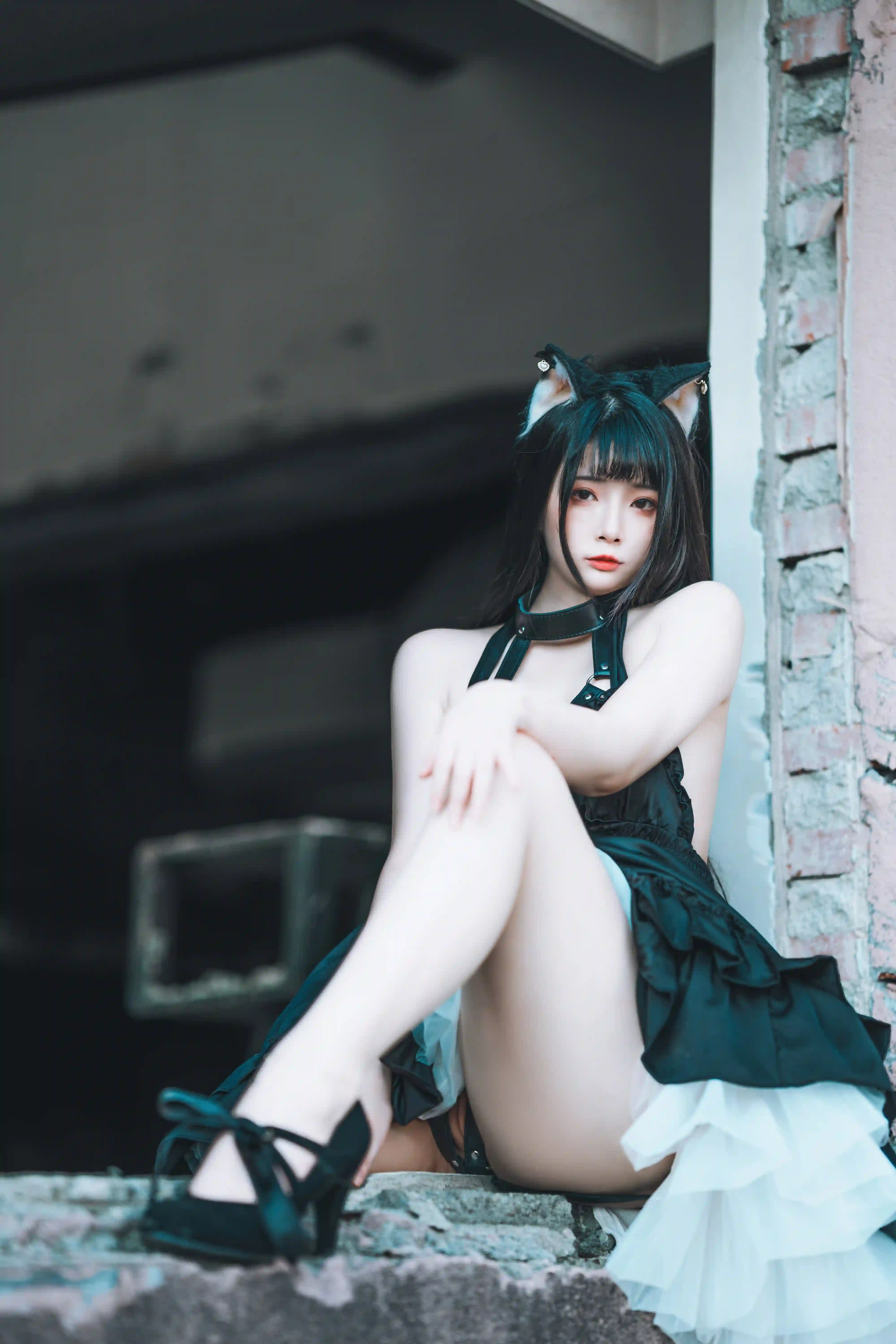 落落raku  黒猫のソロダンス [59P-479MB]-零零cos