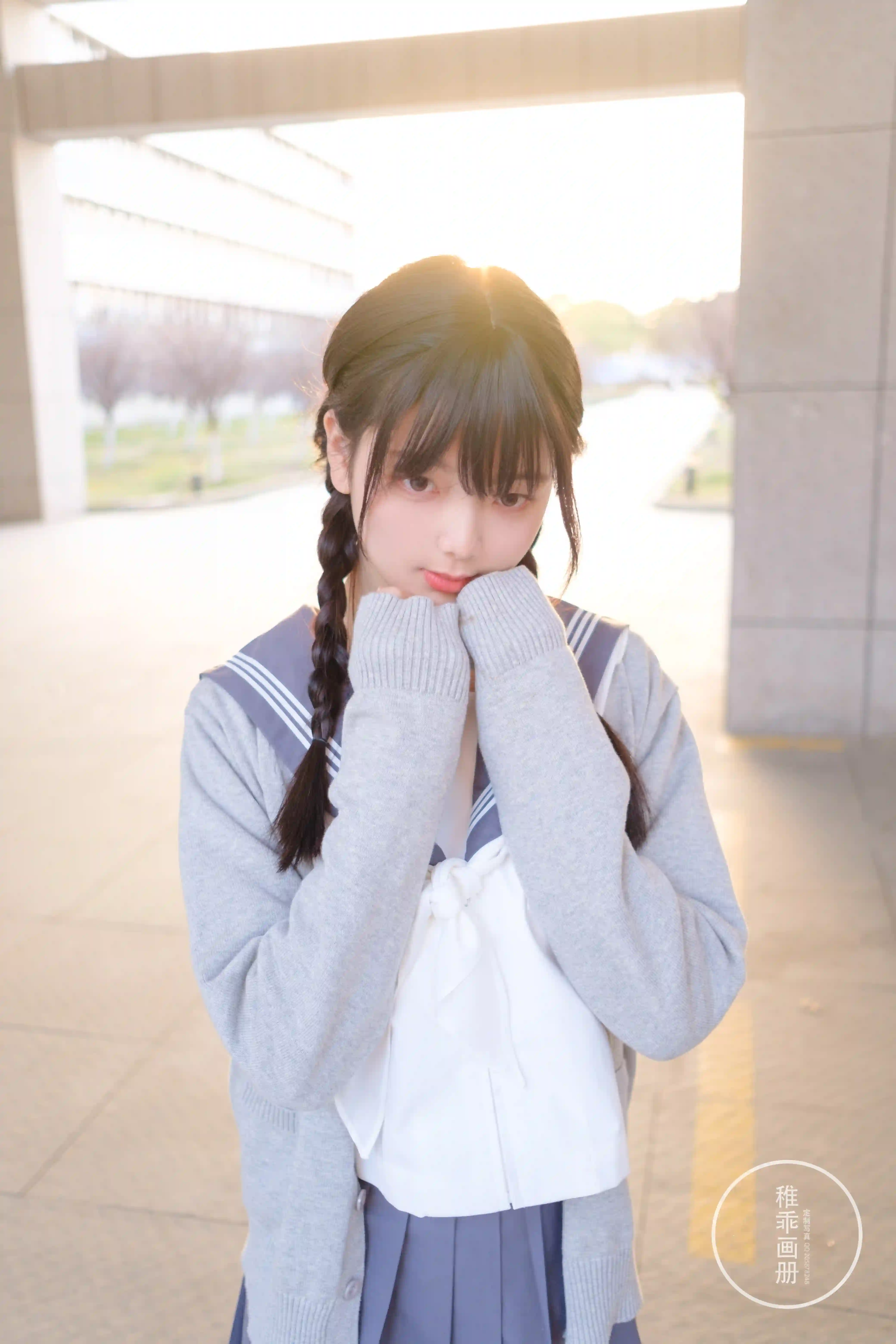 稚乖画册  晴空03 双马尾jk [71P1V-0.99GB] 在线看图 第3张