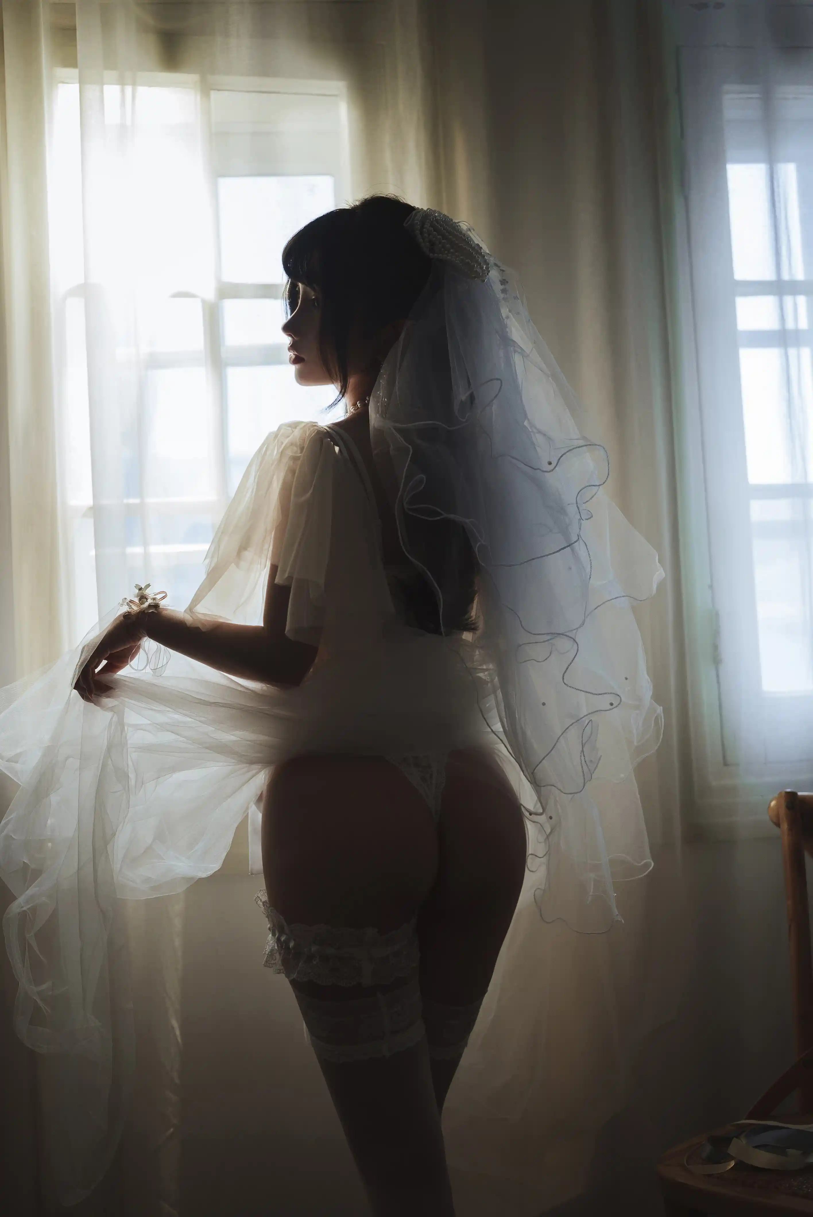 rioko凉凉子 -  透明婚纱 [39P-204MB] 在线看图 第3张