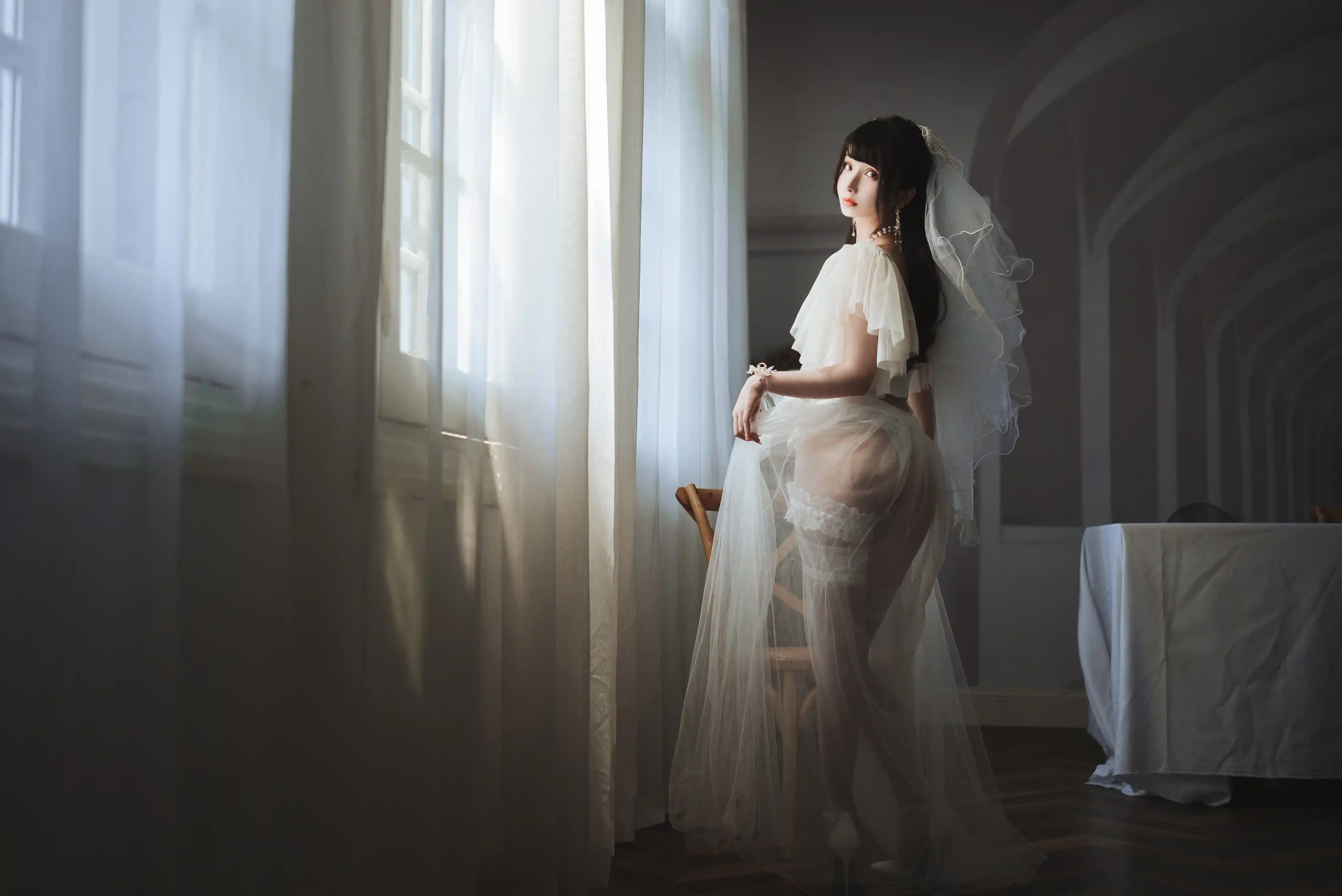 rioko凉凉子 -  透明婚纱 [39P-204MB] 在线看图 第2张