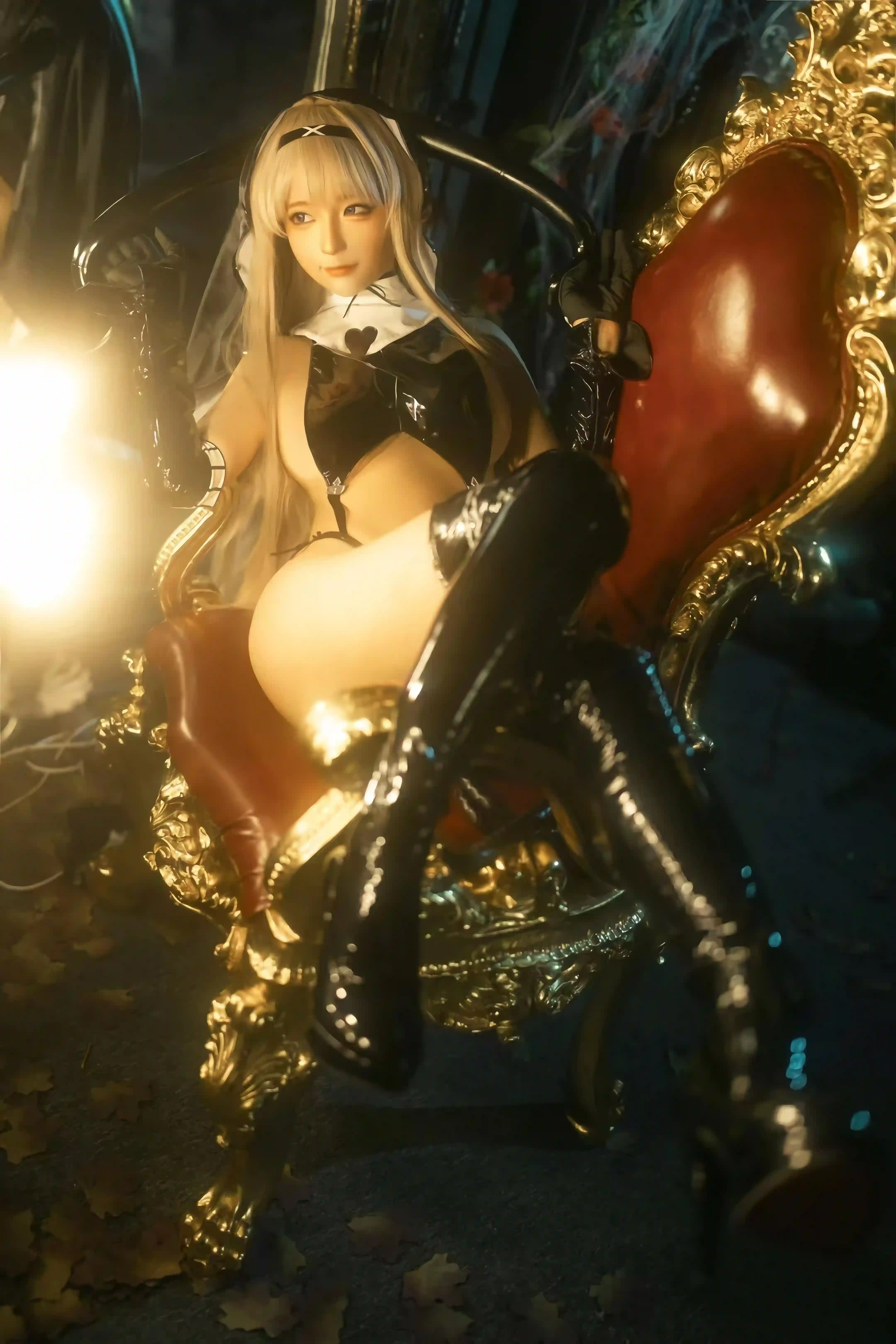 蠢沫沫  NO.226 修女 [12P-144MB]-零零cos