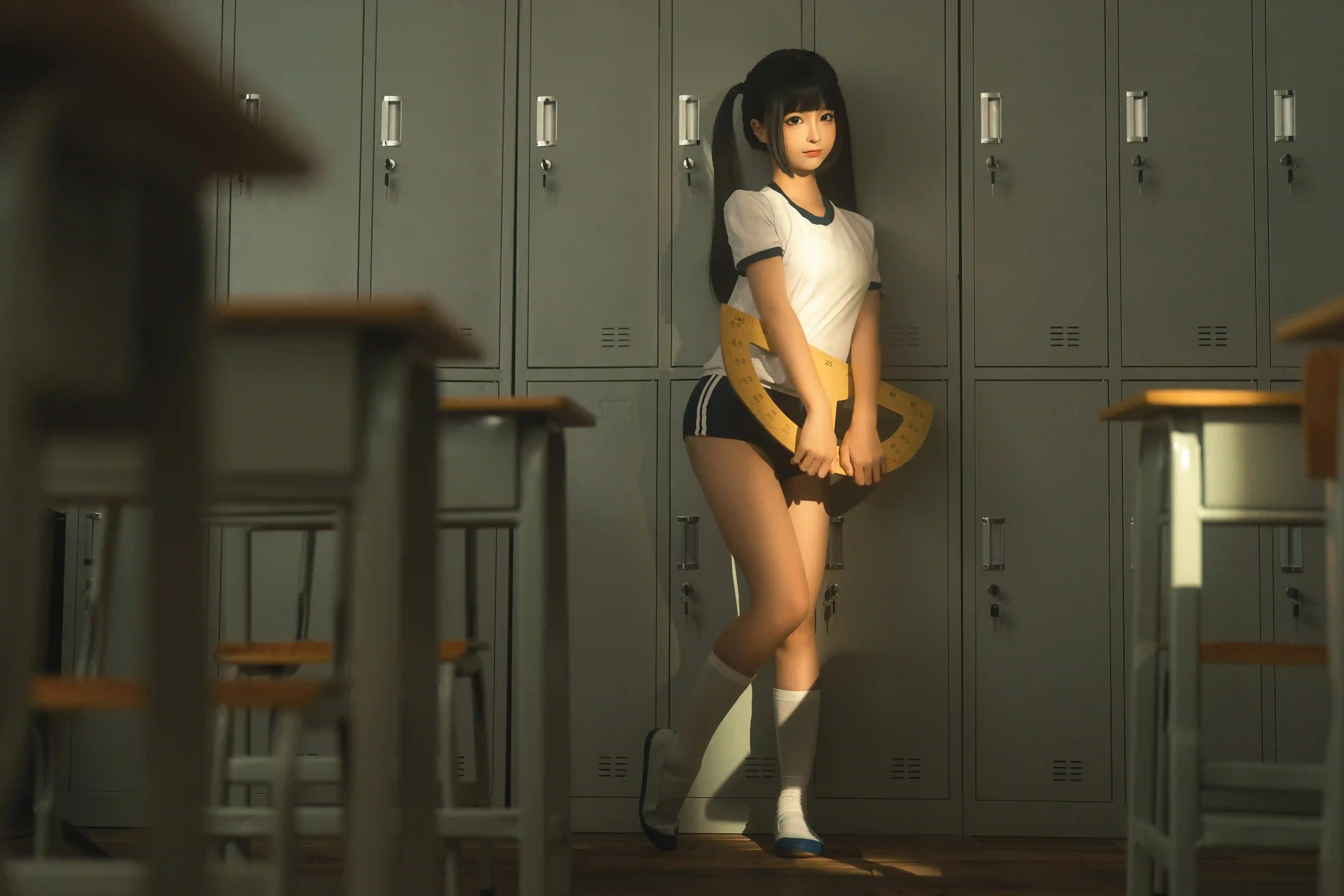 蠢沫沫 NO.222 午后课间 [33P-310MB] 在线看图 第2张