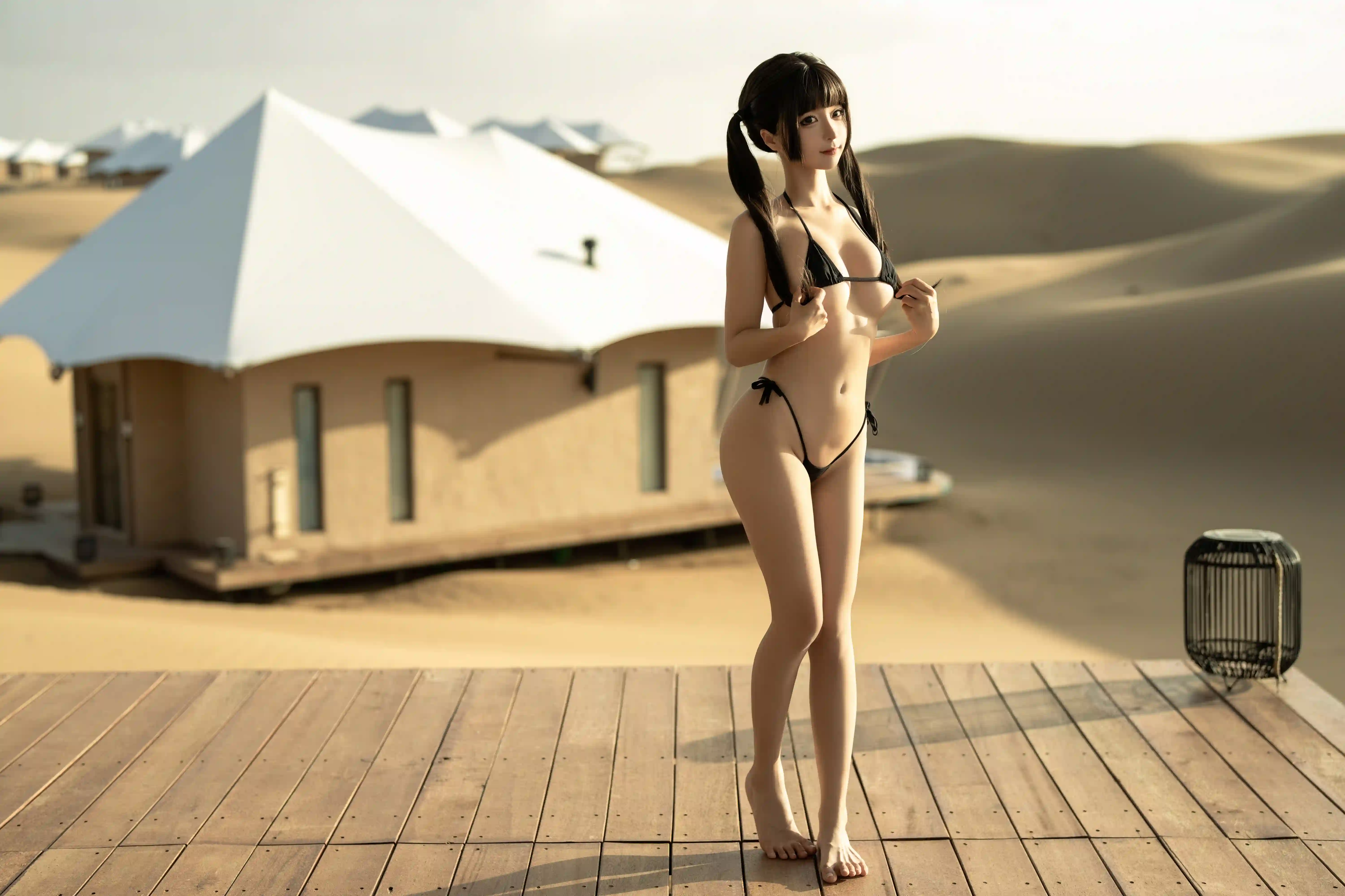 蠢沫沫 NO.248 沙漠比基尼 [13P-114M] 在线看图 第2张