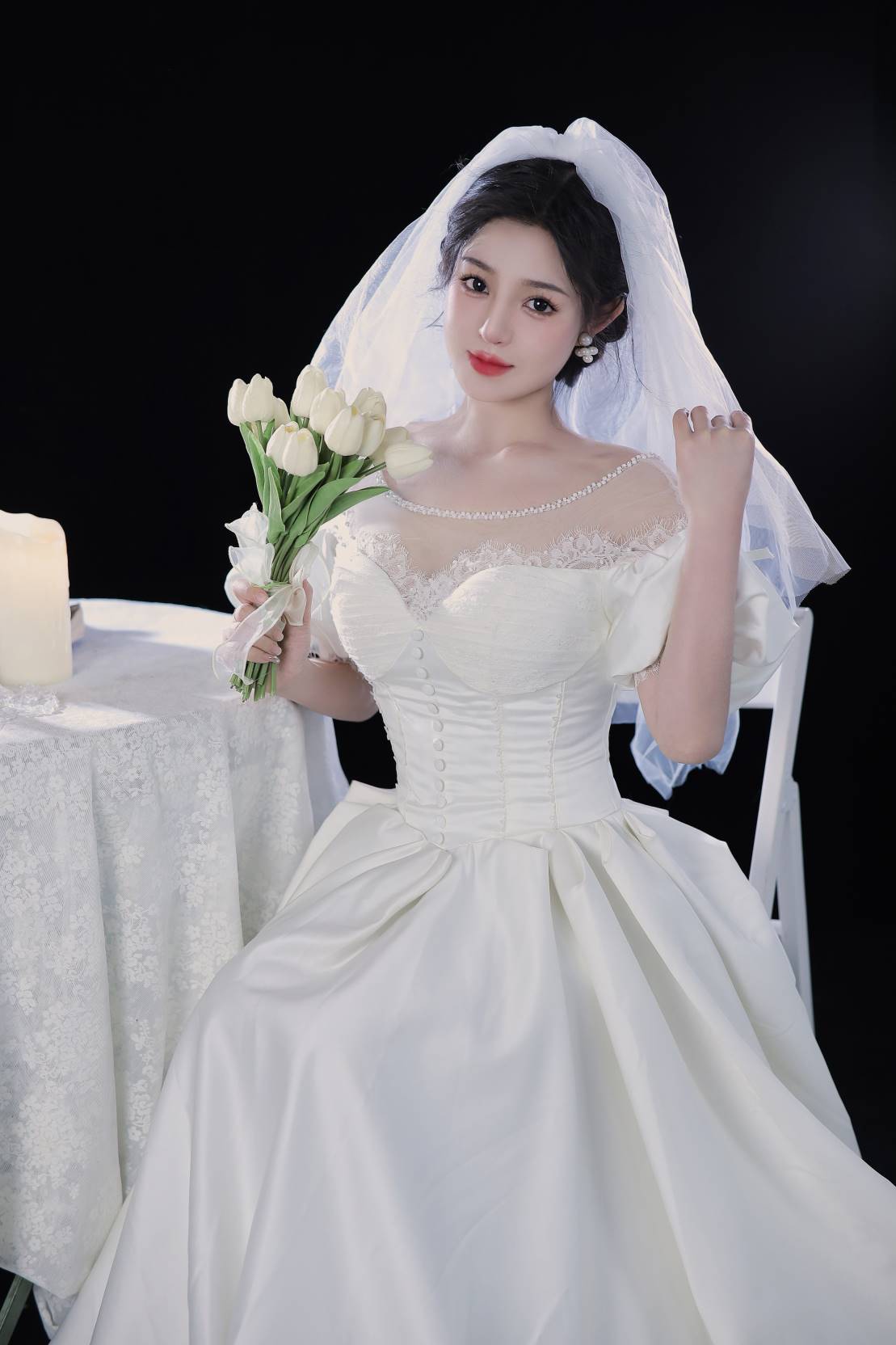 桃暖酱 NO.018 婚纱 [60P 478MB] 在线看图 第4张