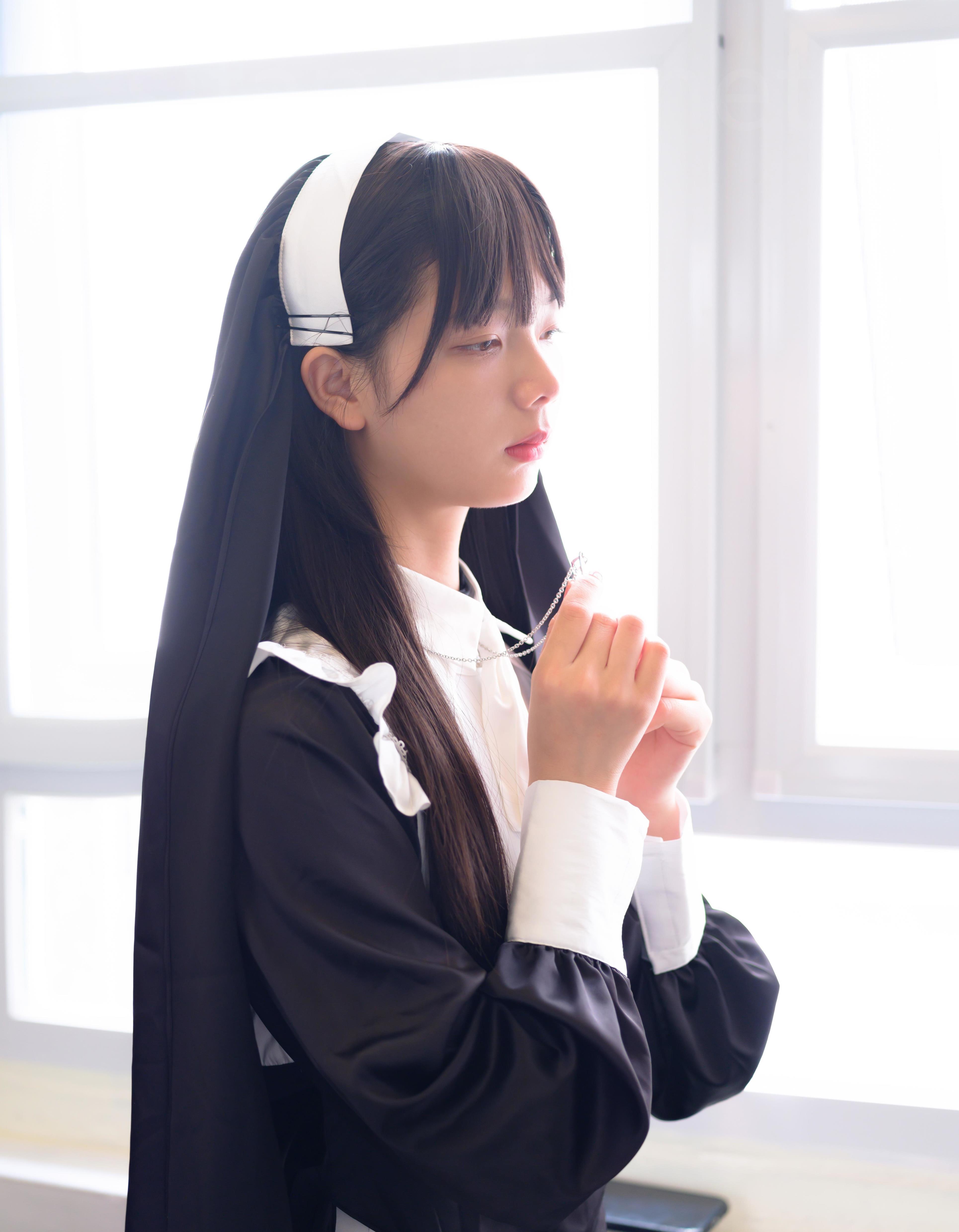 稚乖画册模特 赤西夜夜 修女 [89P1V-6.68G]私房版本-零零cos